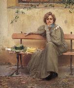 Vittorio Matteo Corcos Dreams oil painting reproduction